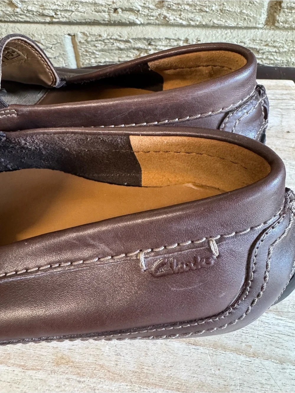 Clark’s all leather driving loafer 10.5